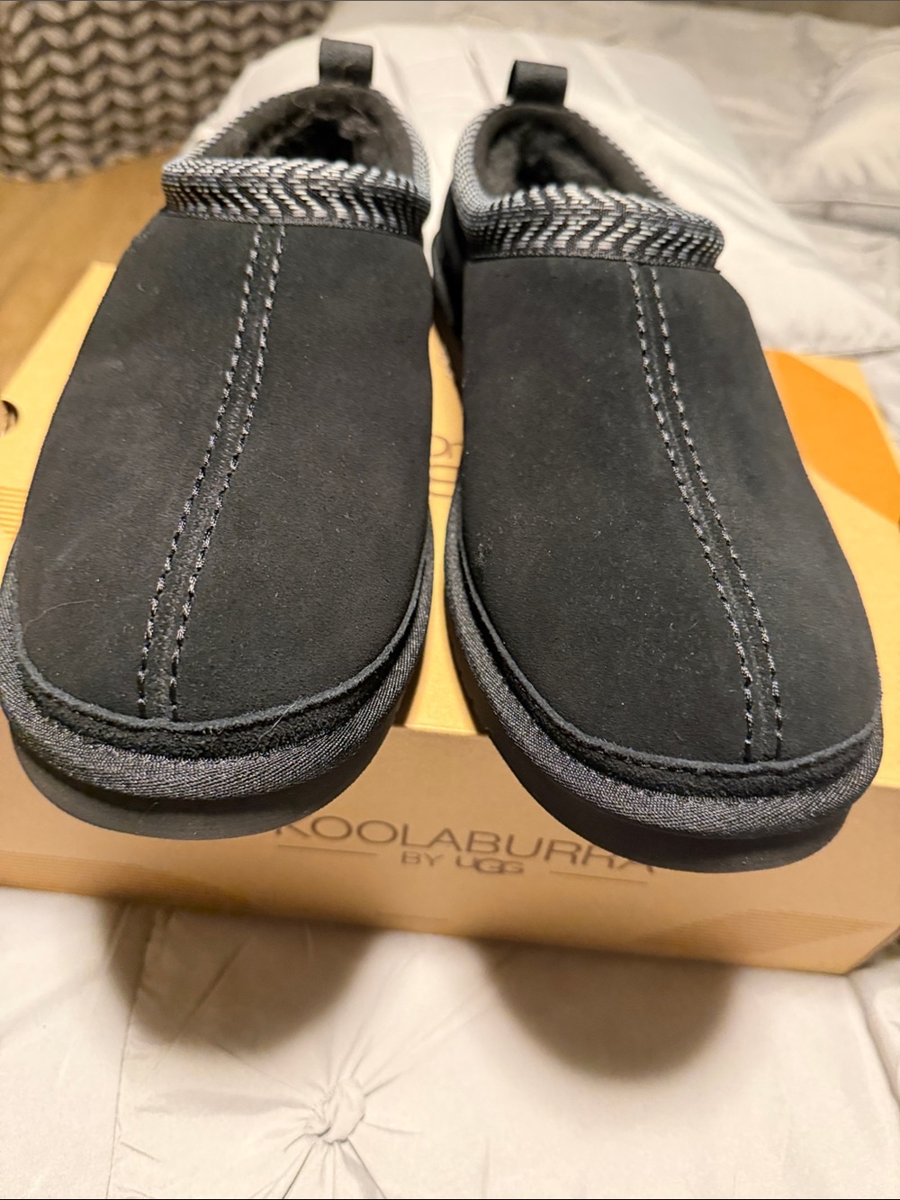 Koolabura Men’s Black Casual Slip-On Shoes 12